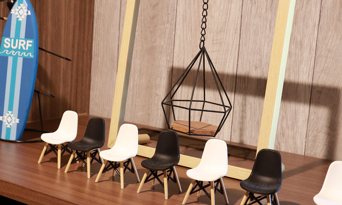 ヴィンテージ風 ロフト&ハンモックチェア付